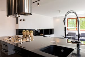 kitchen interior with sink